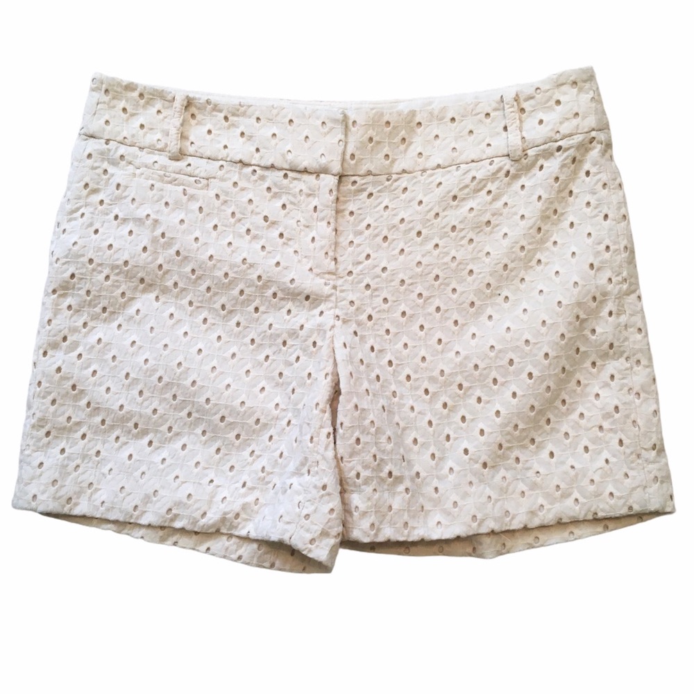 Loft Cotton Eyelet Shorts 4
